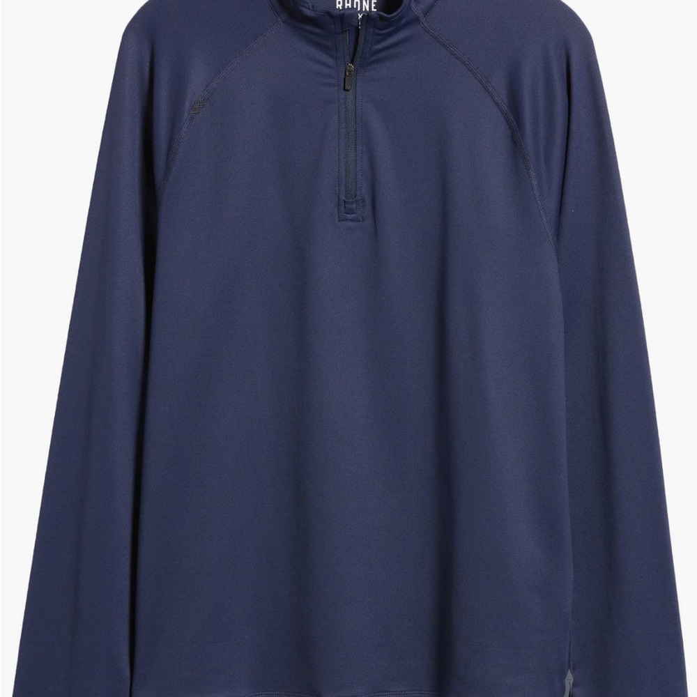 Rhone Session 1/4-Zip Pullover (Navy, Large)